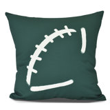 Goals, Gourds, And Gatherings Indoor/Outdoor Reversible Throw Pillow
