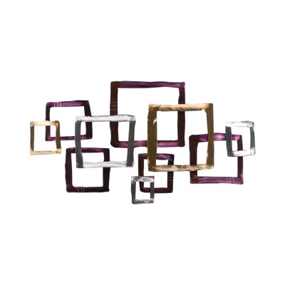 C. Jeré Handmade Modern Abstract Wall Decor on Metal