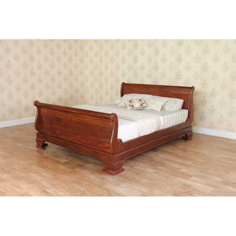 Lloyd Solid Wood Bed, Super King (6'), Wax