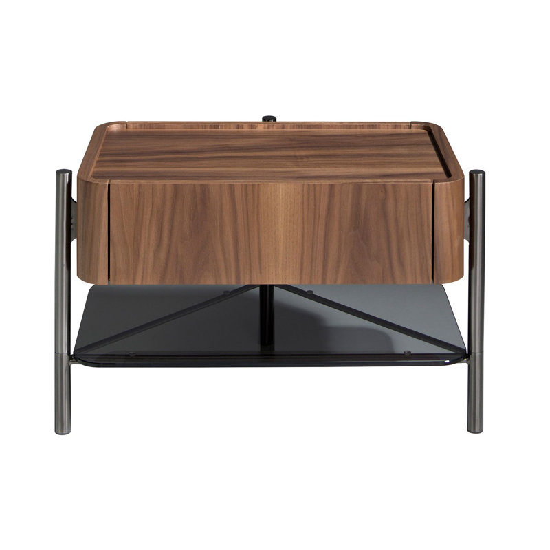 65cm W Manufactured Wood Bedside Table