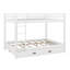 Lit superposé avec échelle et lit gigogne, lit superposé en bois massif pour enfants, adultes, adolescents, chambre à coucher-1232398602