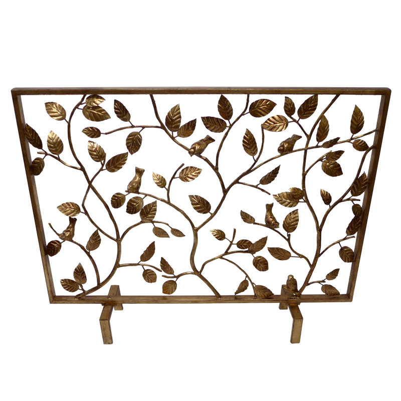 Akimos Iron Fireplace Screen