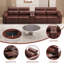 Ensemble de canapé inclinable électrique, canapé modulaire inclinable à 4 places avec appui-tête réglable, inclinable électrique, console de rangement et ports USB, assemblage facile