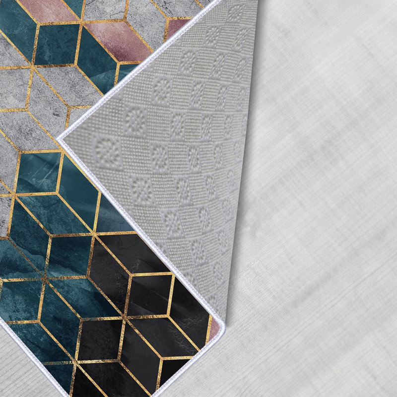 Toimi Geometric Indoor Rug, Rectangle  5'3" x 7'6.6" 