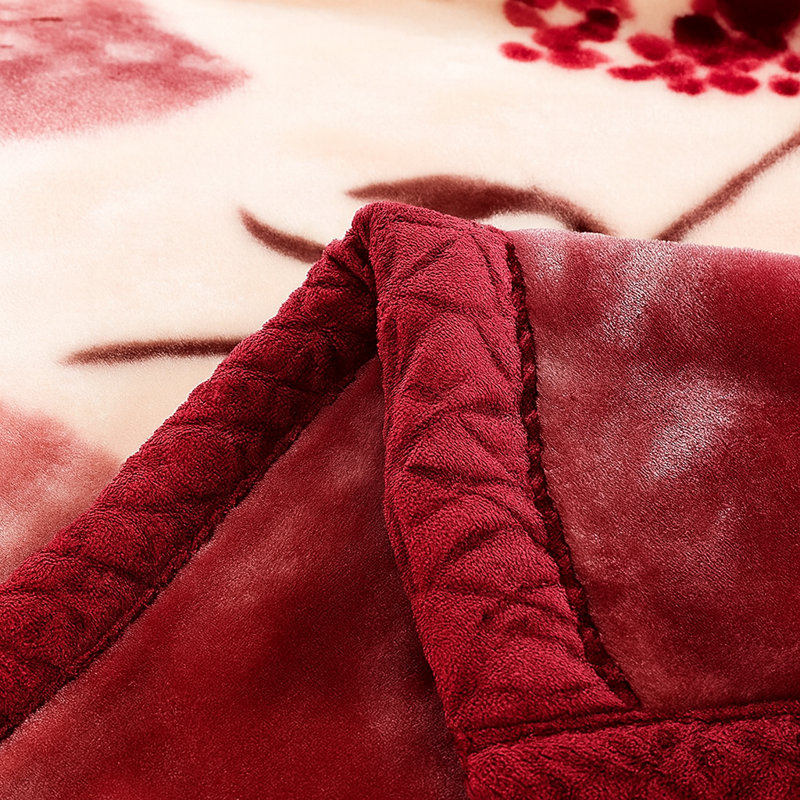 Couverture luxueuse en molleton luxueux pour vison coréen 