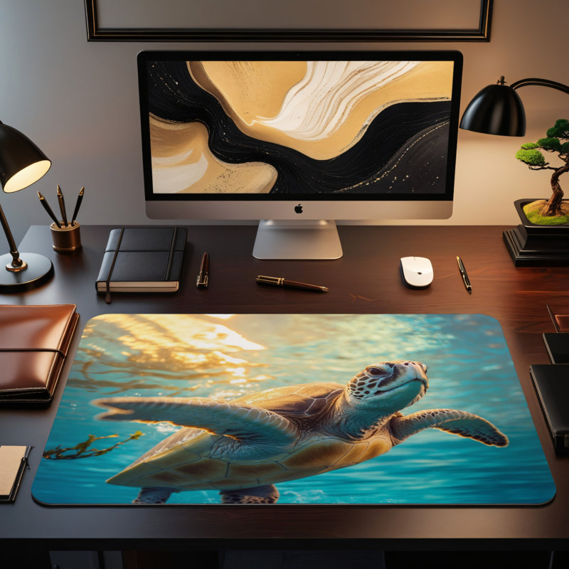 Polyester Desk Pad, 23.6x13.8