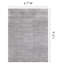 Tapis gris clair à poils longs Hammersmith-86782748