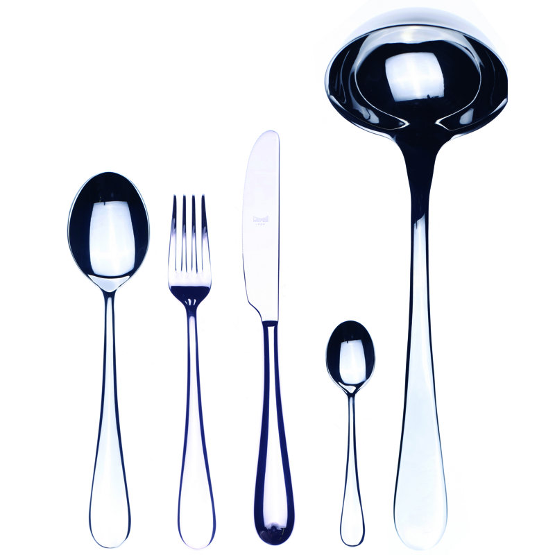 Ensemble de couverts Natura - 49 pièces - Acier inoxydable, Argent argent