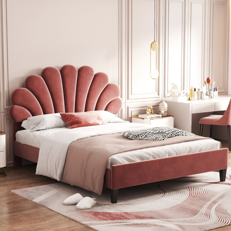 Lit Bean Paste Red, Rouge, Lit double
