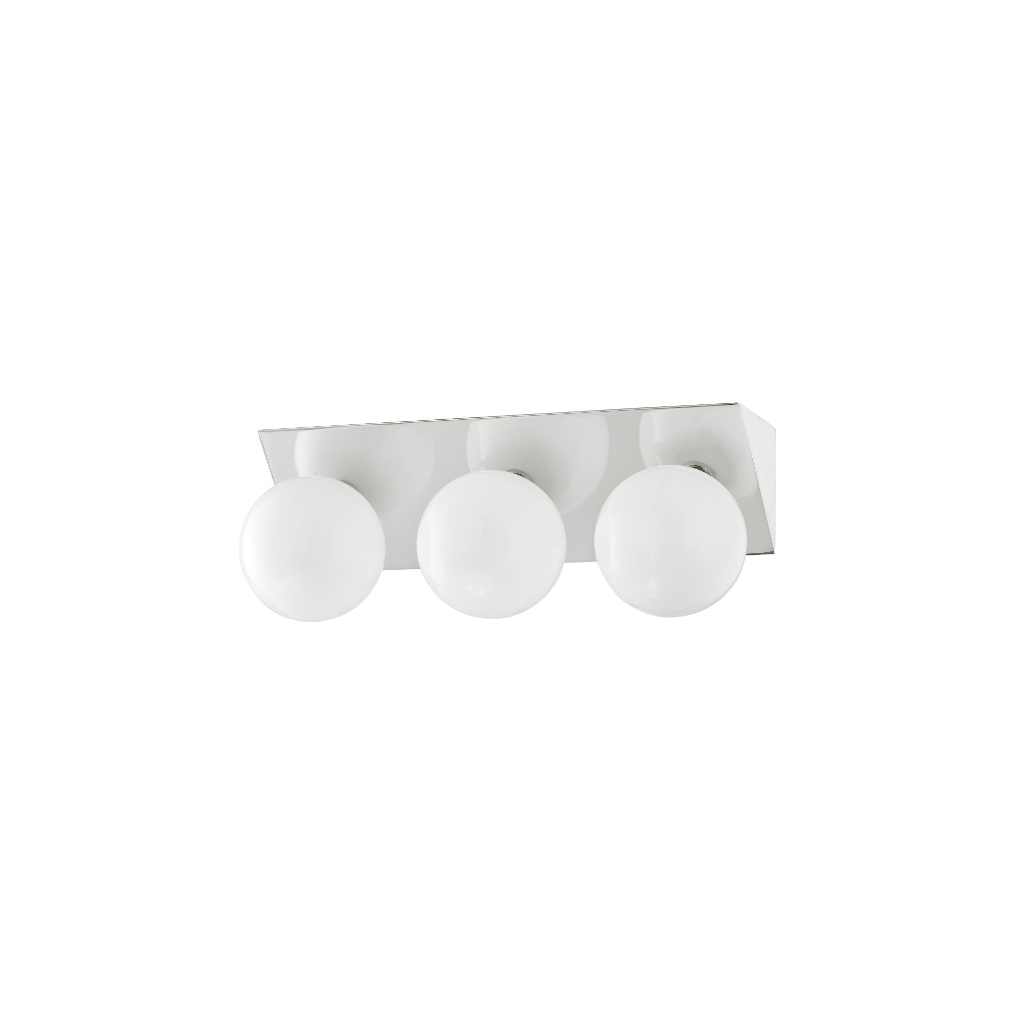 Aspyn 3 Light Dimmable Vanity Light, Polished Nickel