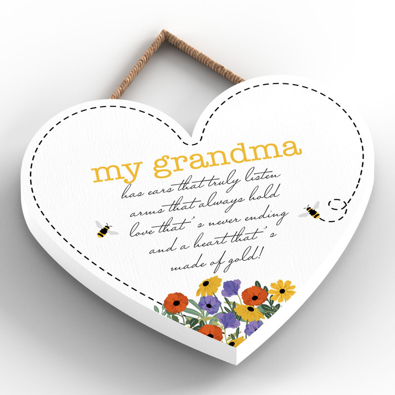 Words And Text Wall Decor, 10cm H x 9cm W x 0.5cm D
