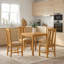 Oak Solid Wood Dining Set-1573465456