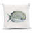 Blanc / poisson bleu