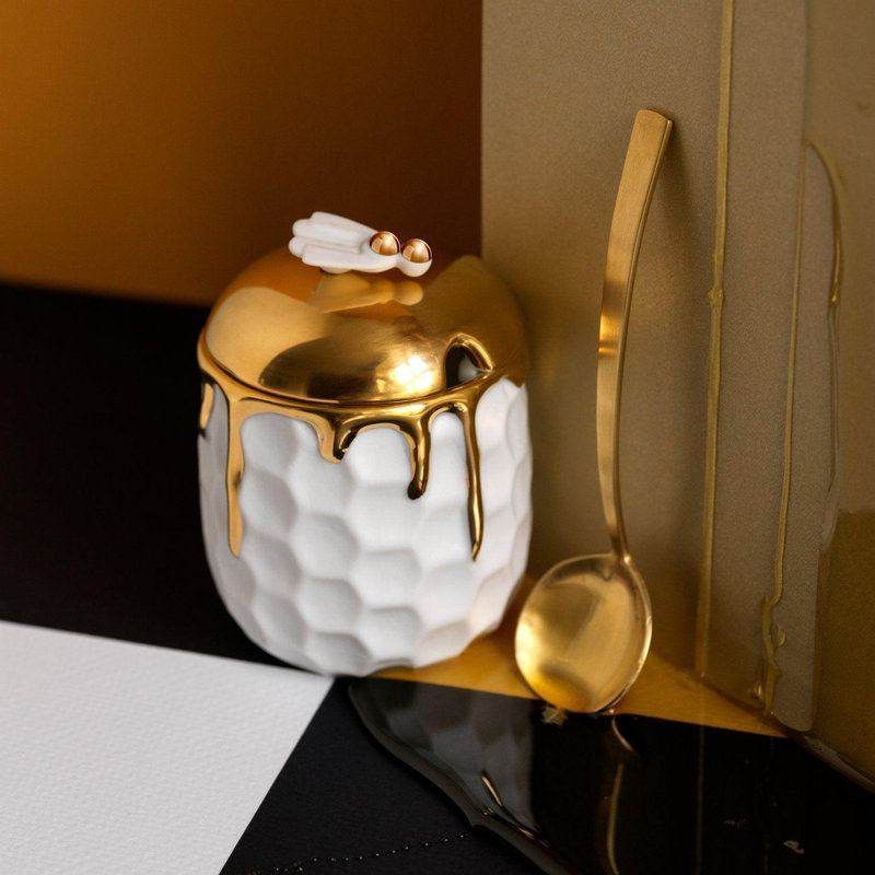 Beehive Porcelain China Jar