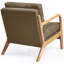 Fauteuil d'appoint avec coussin confortable comme un nuage et accoudoirs en bois-1988870771