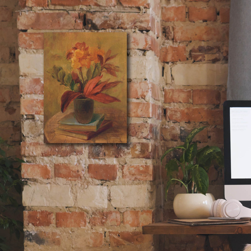 «Tropical Bouquet 1» par Danhui Nai, art mural sur toile, H 16 pi x l 12 pi