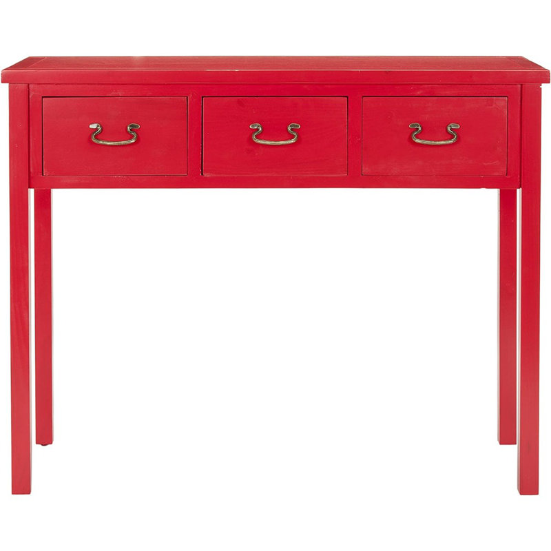 Vinea 39.4'' Console Table, Hot Red