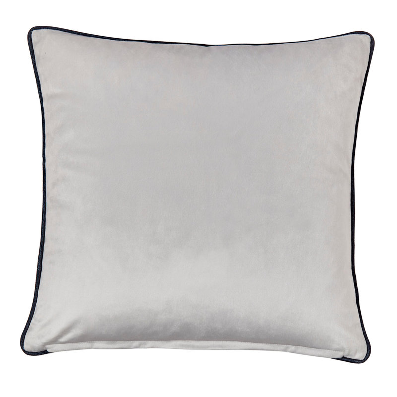 Floral Square Throw Pillow Cover, Brown