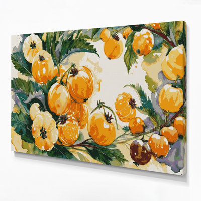 Art mural sur toile brun Fruit