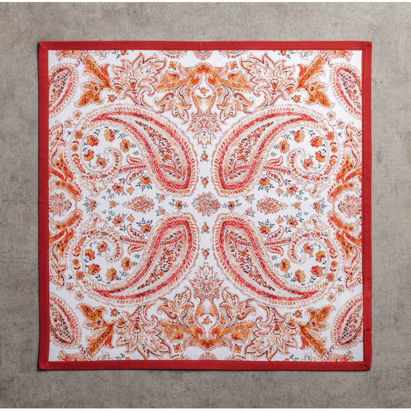 Ensemble de napperon en coton 4 pièces Orient