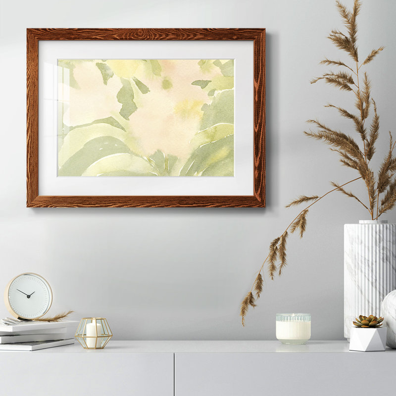 " Verdant Floral Abstract II ", H 28 po x l 42 po x P 1,5 po, Érable