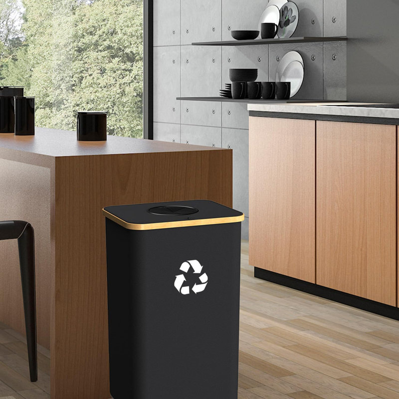 Bac de recyclage 100 L, Black