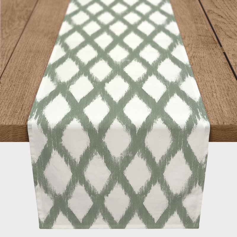 Chemin de table Carlvin, 72 po x 16 po, Vert