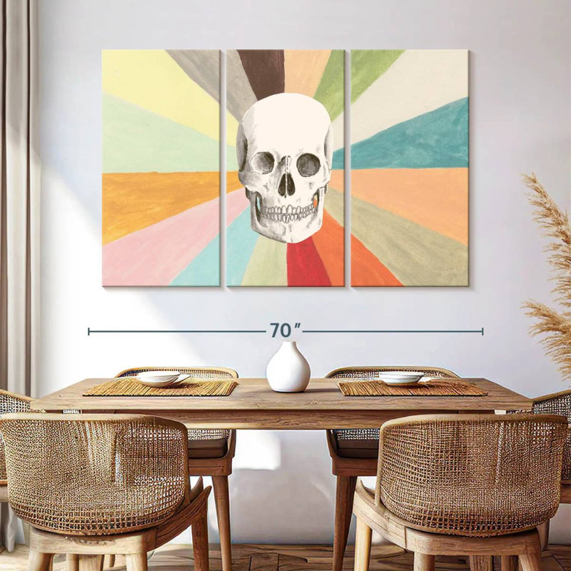 Kerner Skull Is Cool, 42" H x 65" W