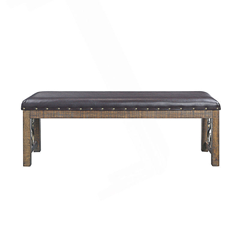 Banc avec pieds uniques