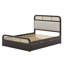 Lit plateforme avec lit gigogne et 2 tiroirs-1079678767