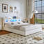 Upholstered Ottoman Storage Bed-242821490-242821500