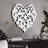 Tesselation Heart-Shaped Wall Mirror