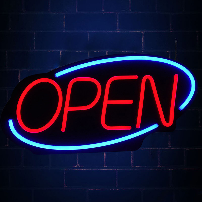 Addalin LED Open Sign Neon Light Wall Sign