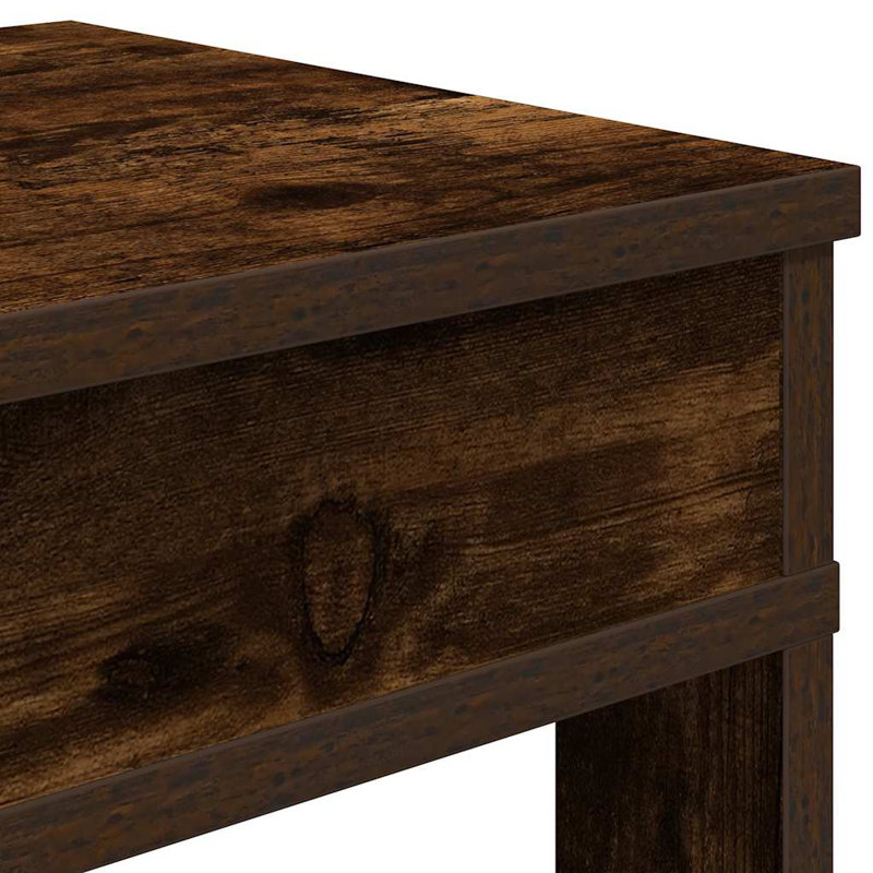 Shoe Rack 80X30x98 Cm Engineered Wood, Smoked Oak, 98cm H x 60cm W x 30cm D