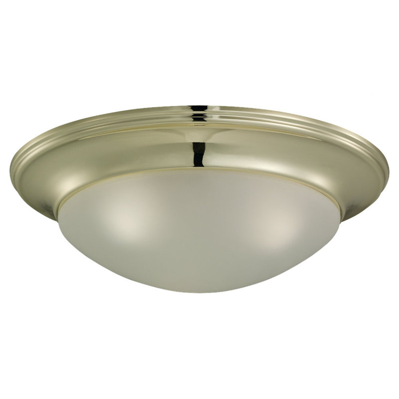 Plafonnier encastré trois lumières Nash de Génération Lighting , Bronze satiné