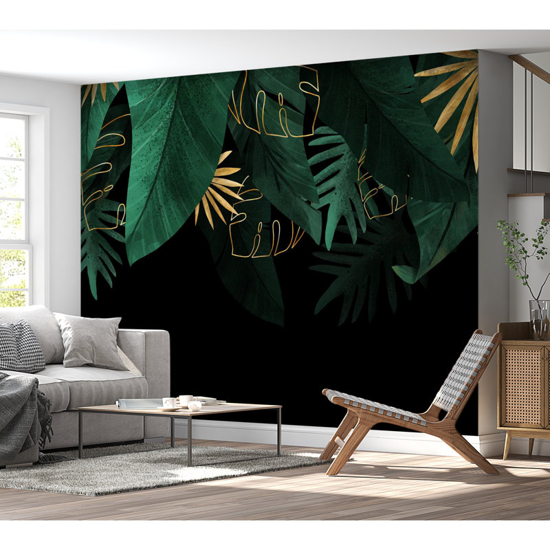 Murale auto-adhésive Brandol, L 96 po x l 135 po, Vert