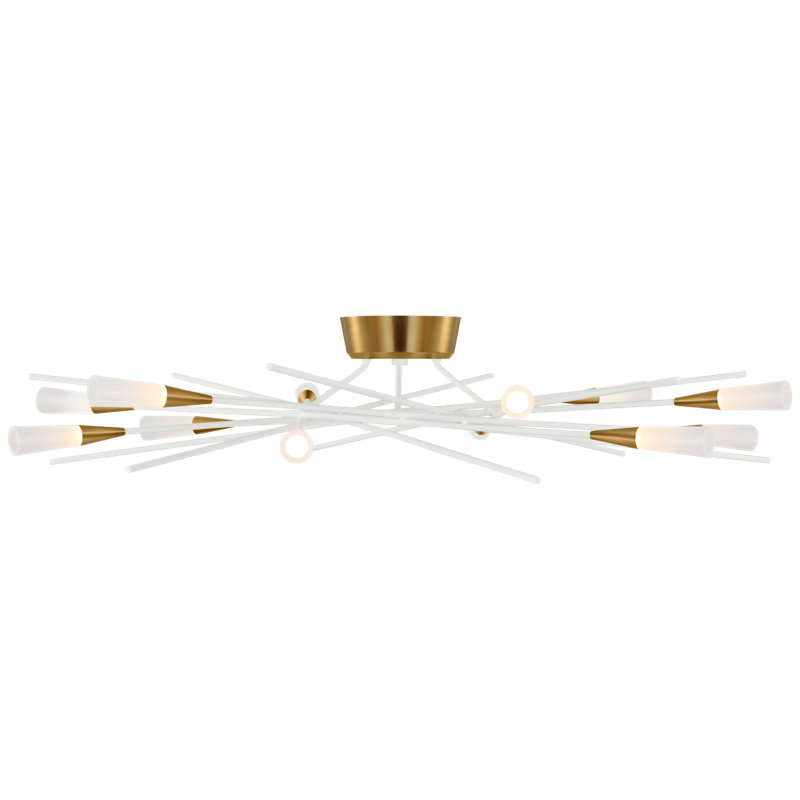Stellar 12 - Light LED Semi Flush Mount by Chapman & Myers