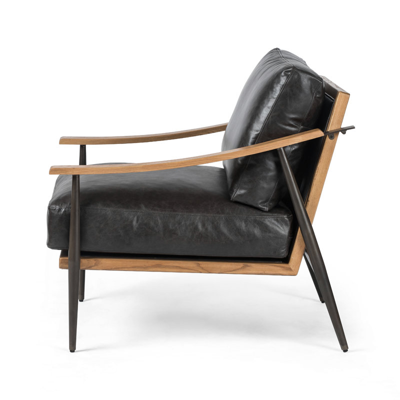 Kempsey Chair, Sonoma Black Genuine Leather