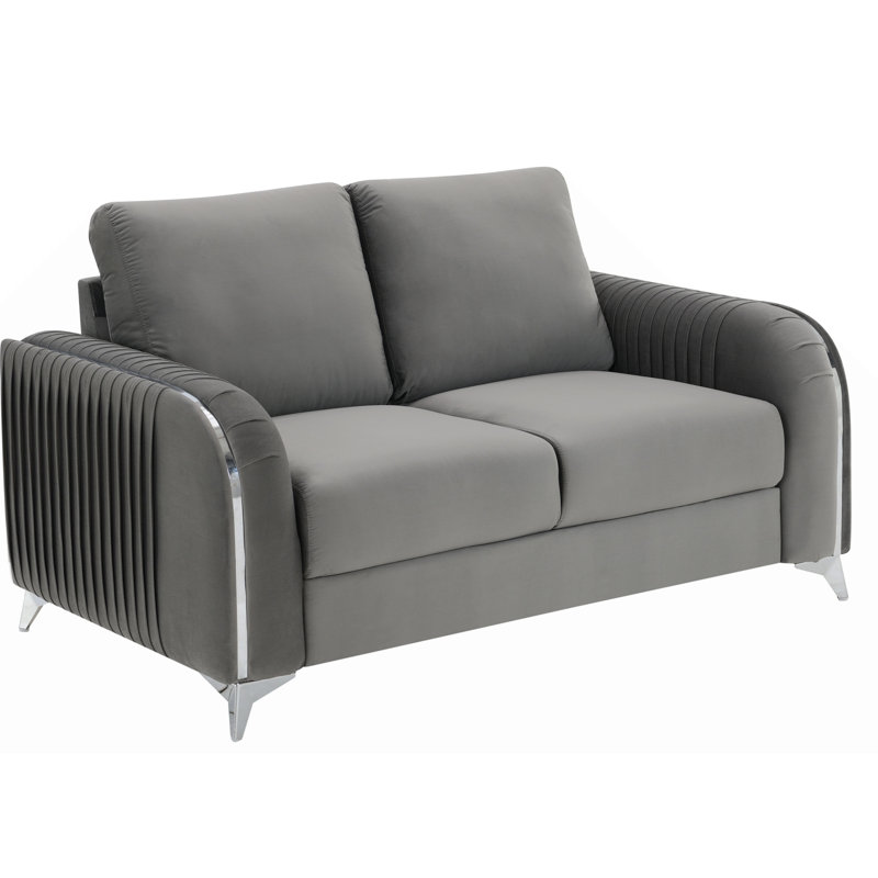 Wenona  Velvet Loveseat