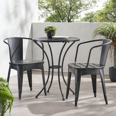 3PC KD Metal Bistro Set