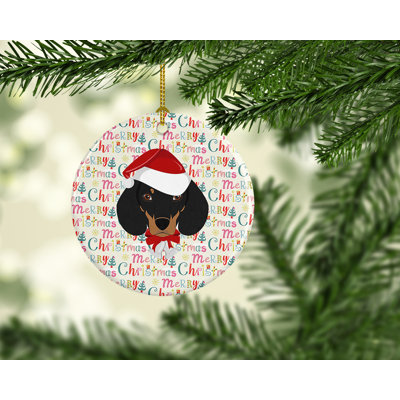 2.8'' Ceramic Animals Hanging Figurine Ornament