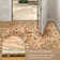 Kaldi Washable Area Rugs for Living Room Boho Non Slip Soft Floral Indoor Floor Carpet for Room