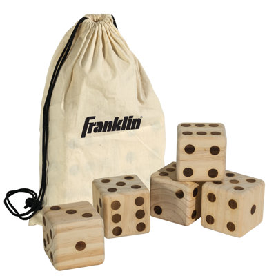Franklin Sports Giant Wooden Dice