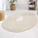 Oval Abstract Area Rug