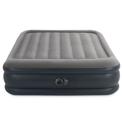 Intex 16.5" Dura-Beam Plus Air Mattress with Built-In Electric Pump