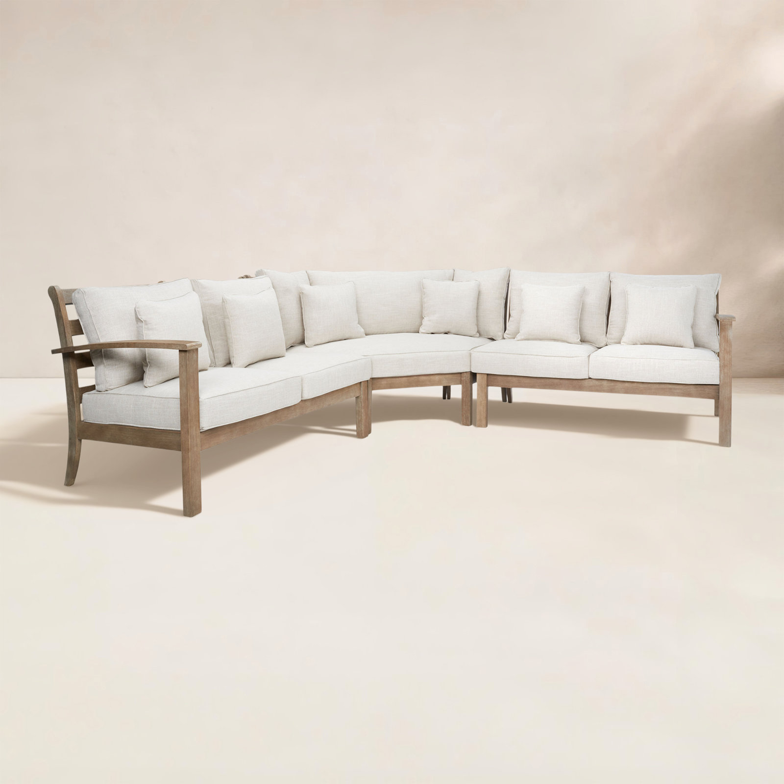 Vergara 182" Sunbrella® Patio Sectional, Beige
