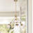 Lodge Iron 4-Light Chandelier