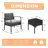 Ivancea 2 - Person Wicker Patio Dining Set Square Table with Cushions Included-1457826149