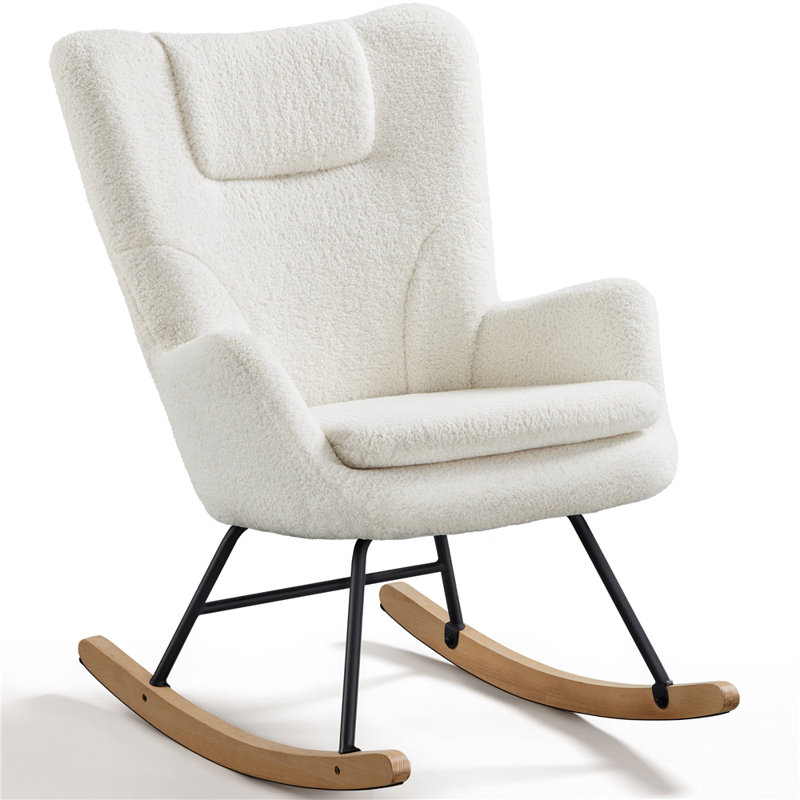 Virginie Upholstered Accent Chair, White