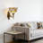 1-Light Tiffany-Style Stained Glass Wall Lamp With Bulb